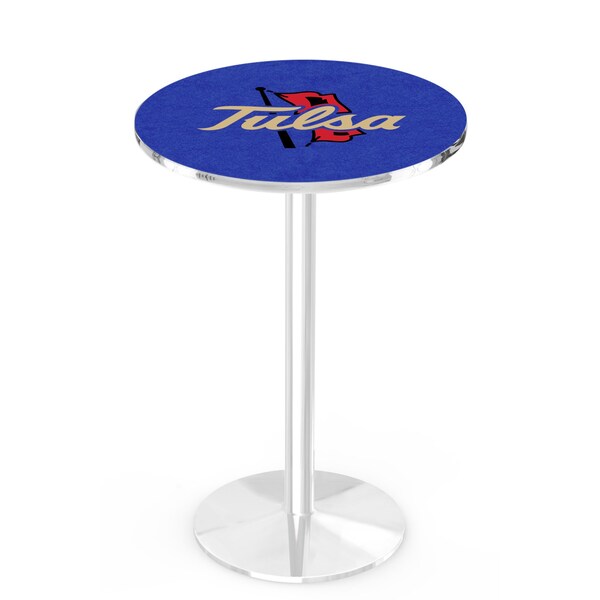 42" Chrome Tulsa Pub Table